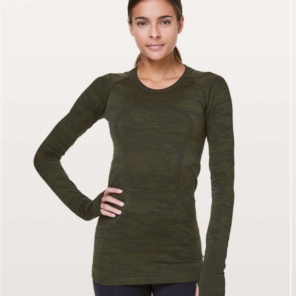 Lulu Townsend Forest Green Long Sleeve Top